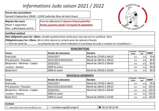 Image de l'actu 'INFOS DE RENTRÉE'